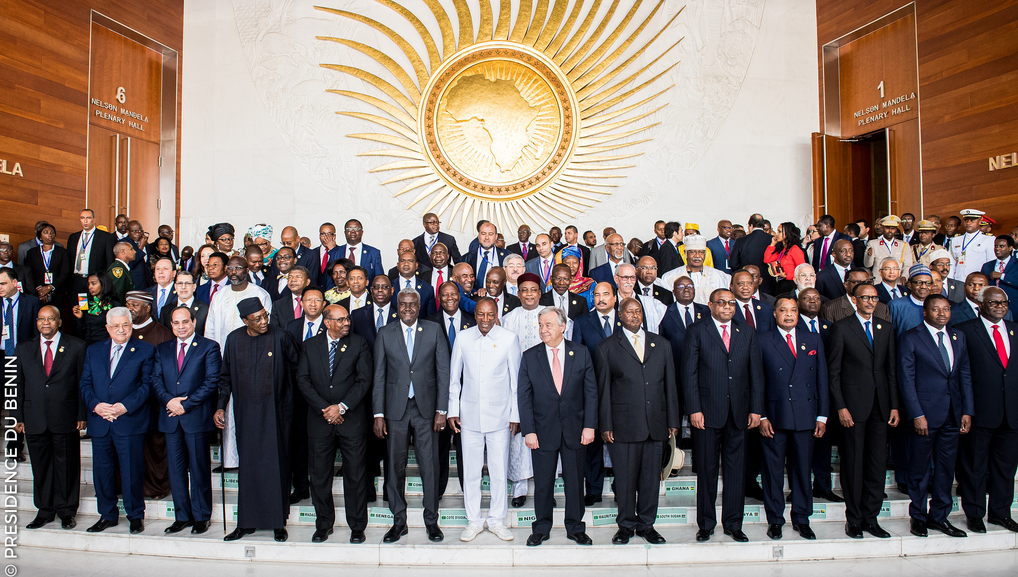 Photo de famille de la 30e édition du sommet des Chefs d’Etats et de