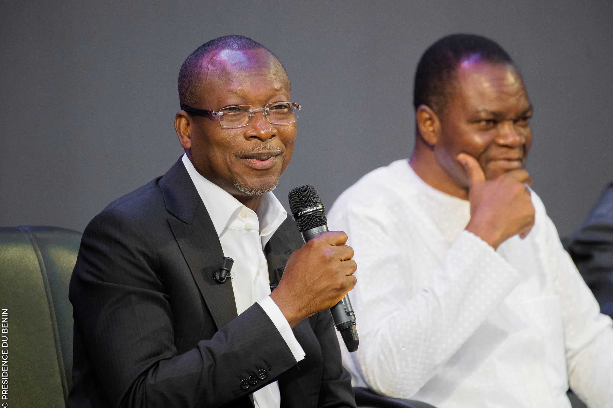 Rencontre de Patrice Talon avec les populations de Glo-Djigbé / Photo : PRÉSIDENCE DE LA RÉPUBLIQUE DU BÉNIN