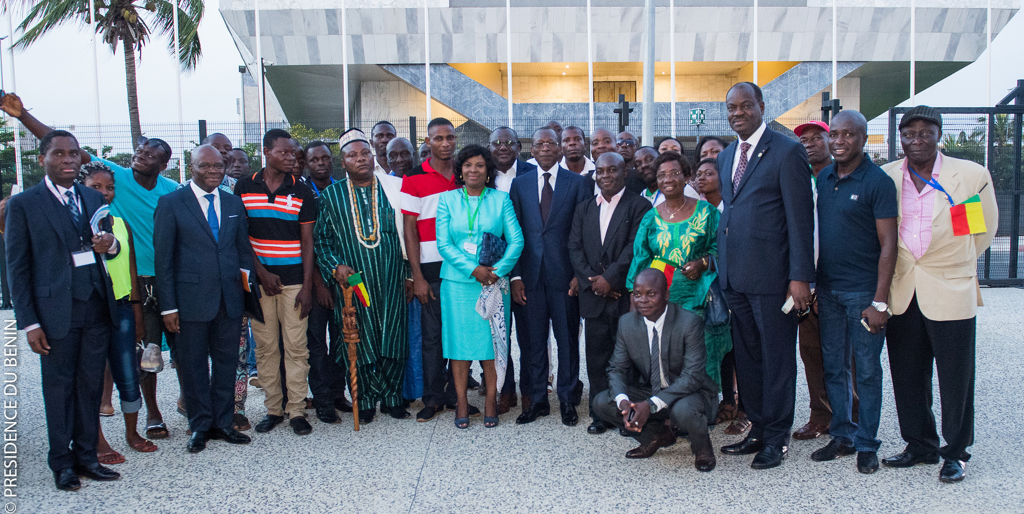 14 avril 2018. Lomé au Togo. Conférence des chefs d'Etat de la CEDEAO. Le président Patrice Talon et ses homologues de la sous-région.