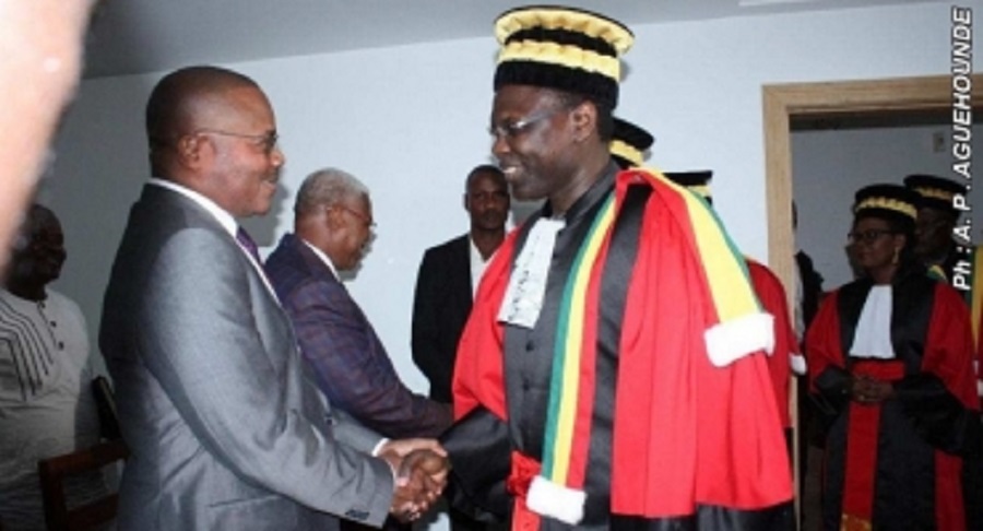 prestation de serment de Agoua et Kouwanou